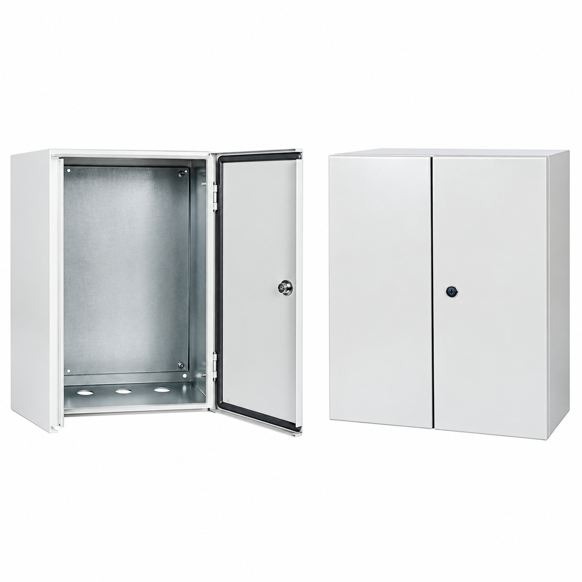Metal Electrical Panel Enclosure, Wall Mount, Double Door