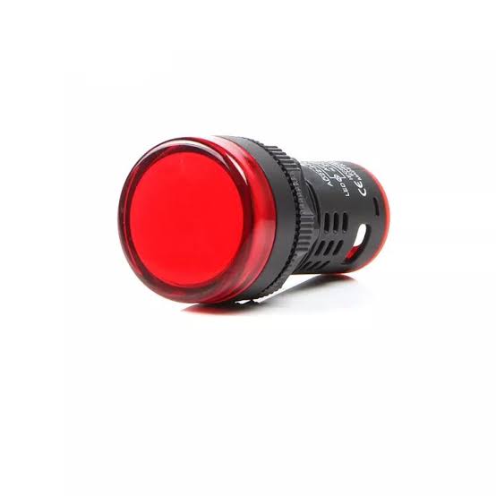 Red 22mm LED Pilot Lamp Indicator Light AD16-22DS 12V DC Panel Mount