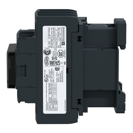 ملامس TeSys D موديل LC1D12U7 3 أقطاب 12 أمبير ملف 240 فولت تيار متردد