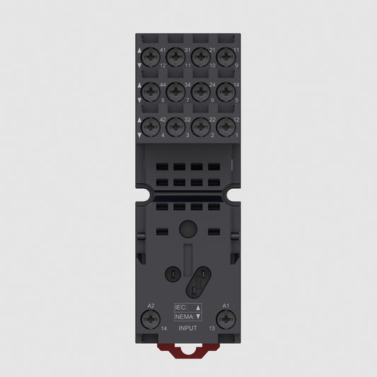Harmony Relay Socket, RXM4, 14 Pin, Separate Contact, Screw Terminals - RXZE4S114M