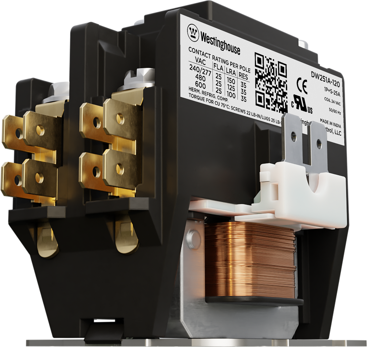 Westinghouse 25A 1 Pole Definite Purpose Contactor