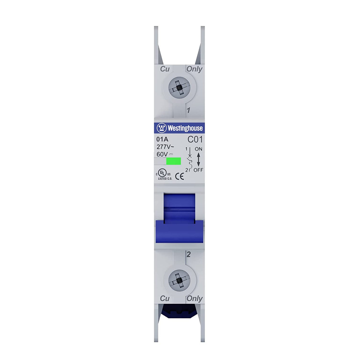 Westinghouse 1A 1 Pole MCB side
