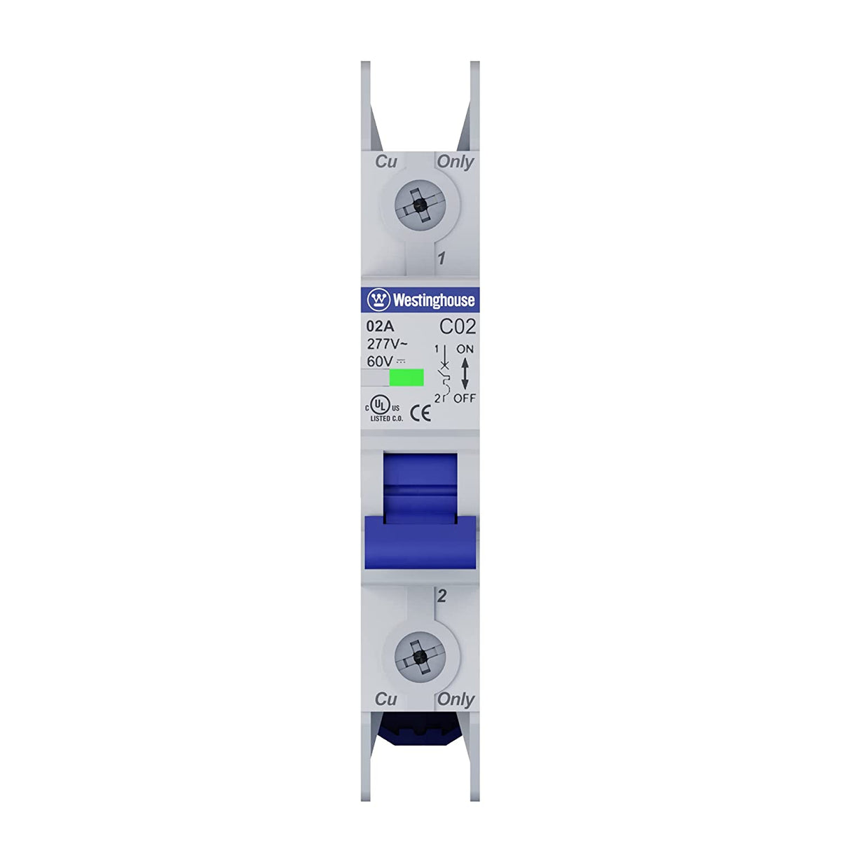 Westinghouse 2A 1 Pole MCB side