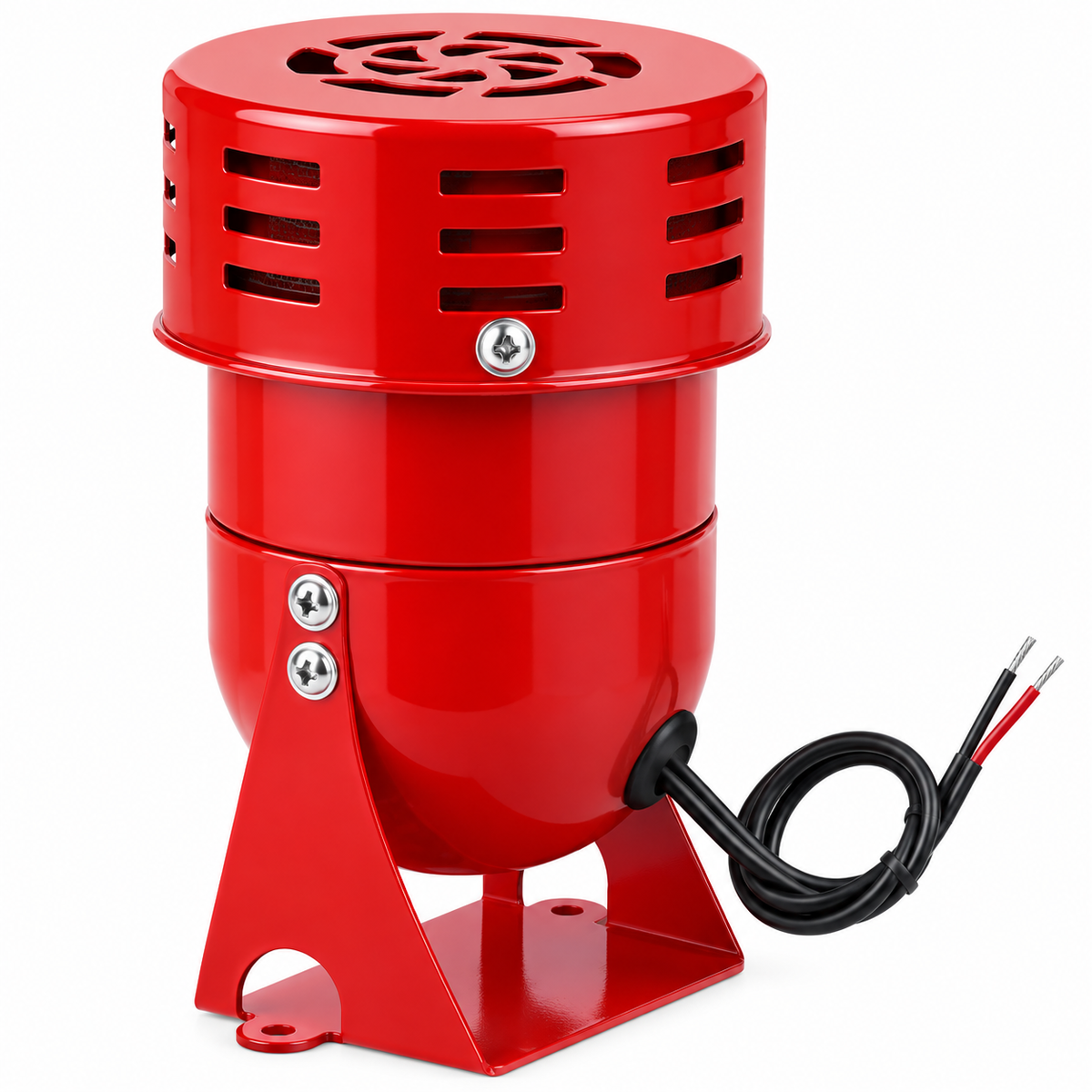 Mini Motor Siren Alarm Red 12-24-110-220V AC/DC RISA80