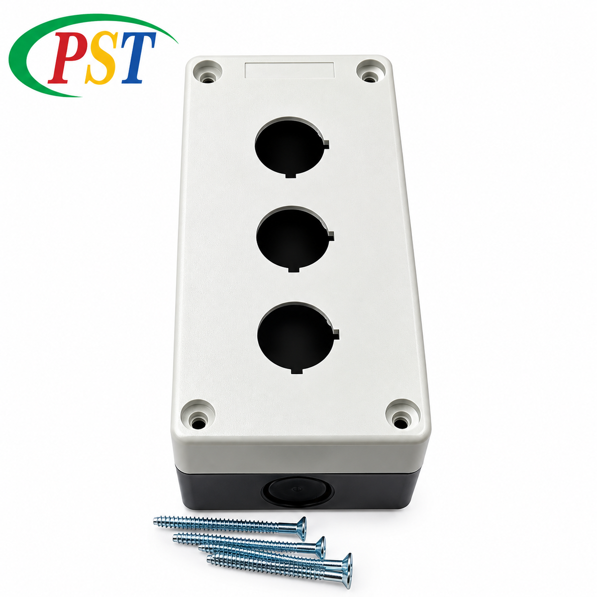 22mm Push Button Control Station Box – PVC Empty Enclosure, 1 to 5 Holes