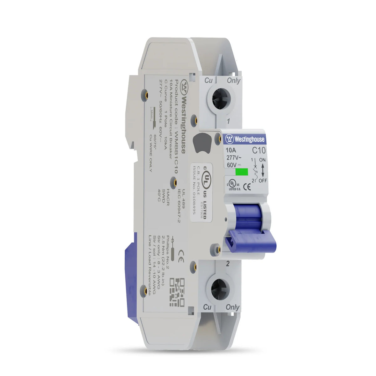 Westinghouse Miniature Circuit Breaker 1 Pole C-Curve 6kA