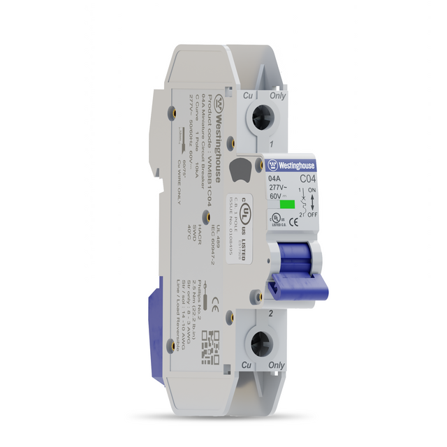 Westinghouse 4A 1 Pole MCB