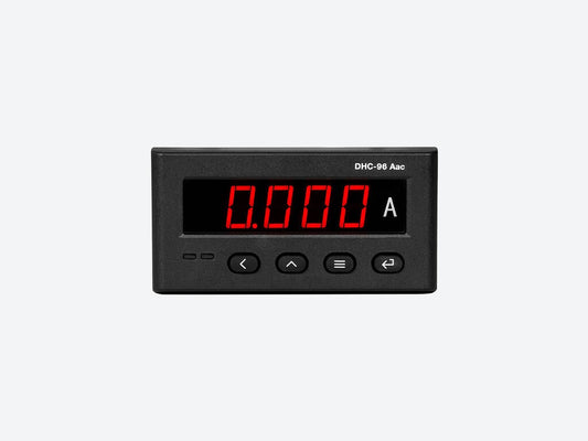 Digital Panel Ammeter, AC, Red LED Display