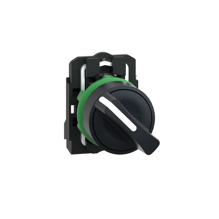 مفتاح اختيار Harmony XB5 بلاستيك أسود 22 مم موضعان ثابت 1NO