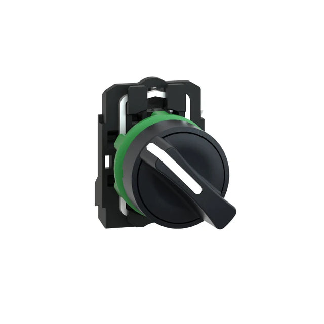 مفتاح اختيار Harmony XB5 بلاستيك أسود 22 مم موضعان ثابت 1NO