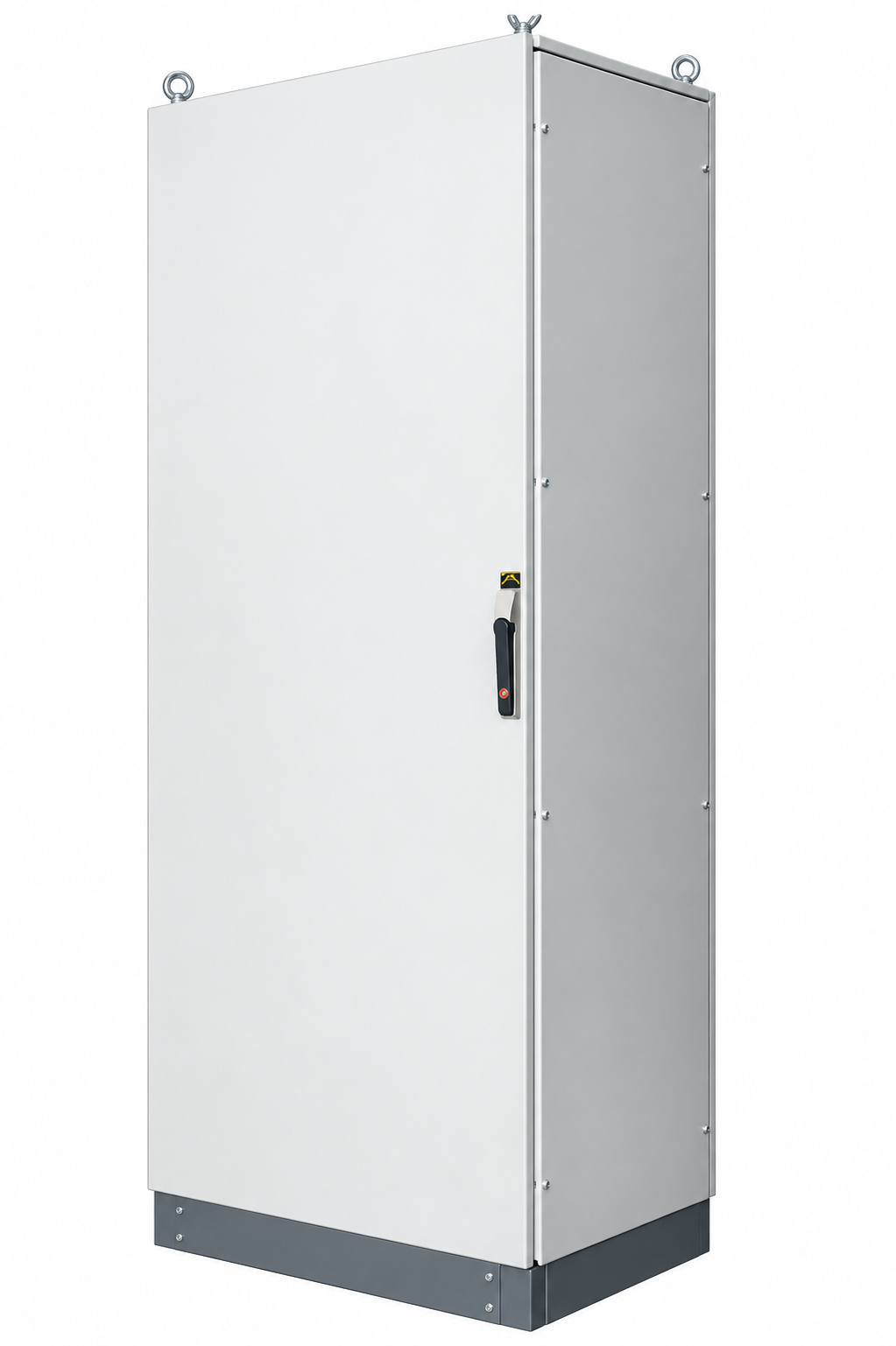 Metal Electrical Panel Enclosure, Floor Standing, With Mounting Plate