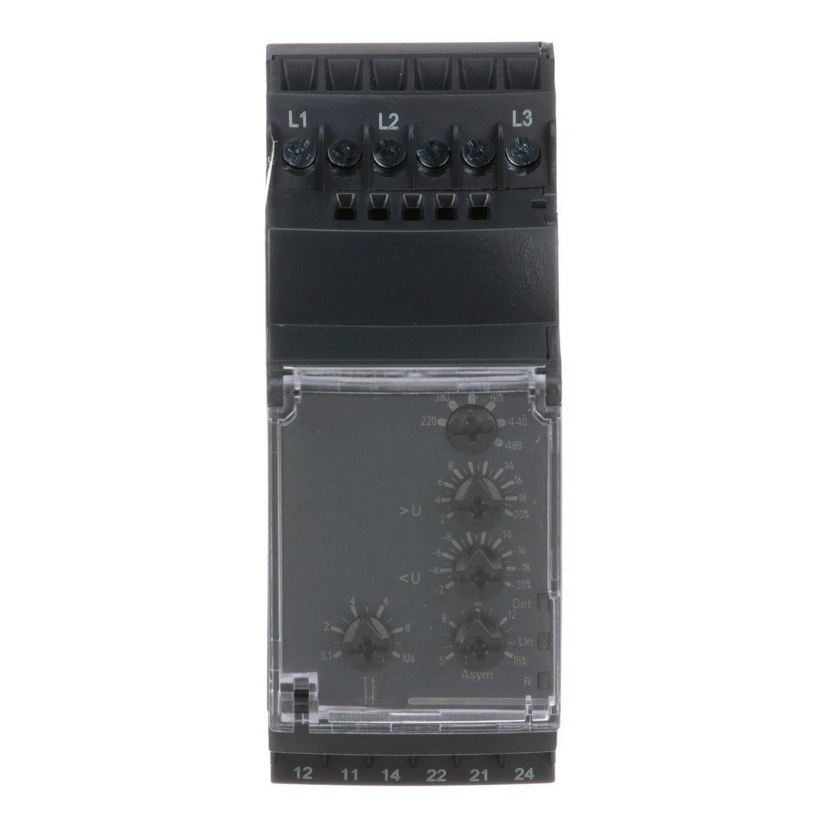 Harmony 3-Phase Supply Control Relay RM35TF30  5A, 2CO, 220–480V AC