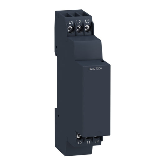 Harmony 3-Phase Control Relay RM17TG00  5A, 1CO, 208–480V AC