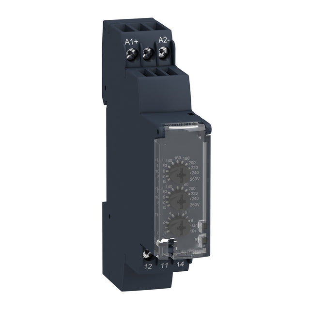 Harmony Voltage Control Relay RM17UBE15  5A, 1CO, 65–260V AC/DC