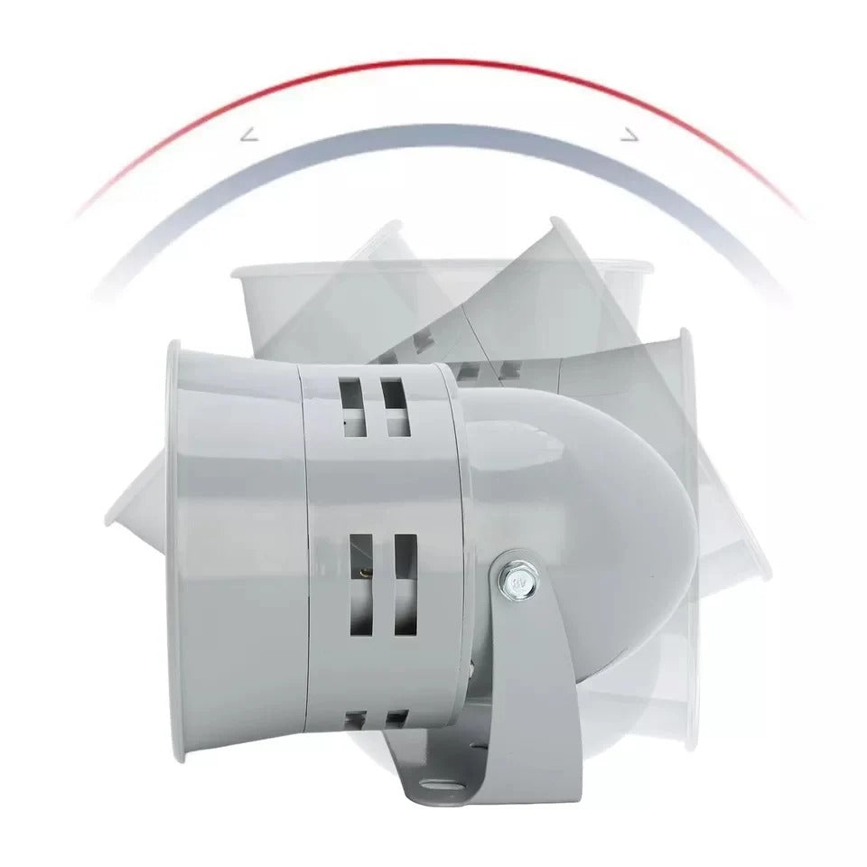 Motor Siren Alarm Grey 110-220V AC