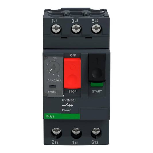 TeSys GV2ME Motor Protection Circuit Breaker - GV2ME01