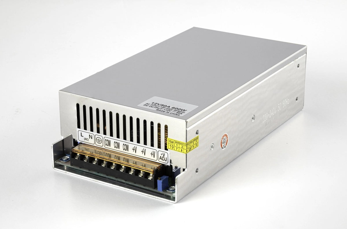 Power Supply 12V 50A, Metal SMPS