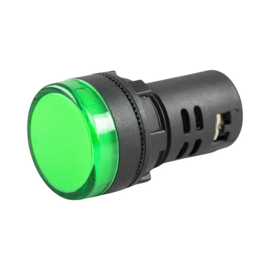 Green 22mm LED Pilot Lamp Indicator Light AD16-22DS 110V AC Panel Mount